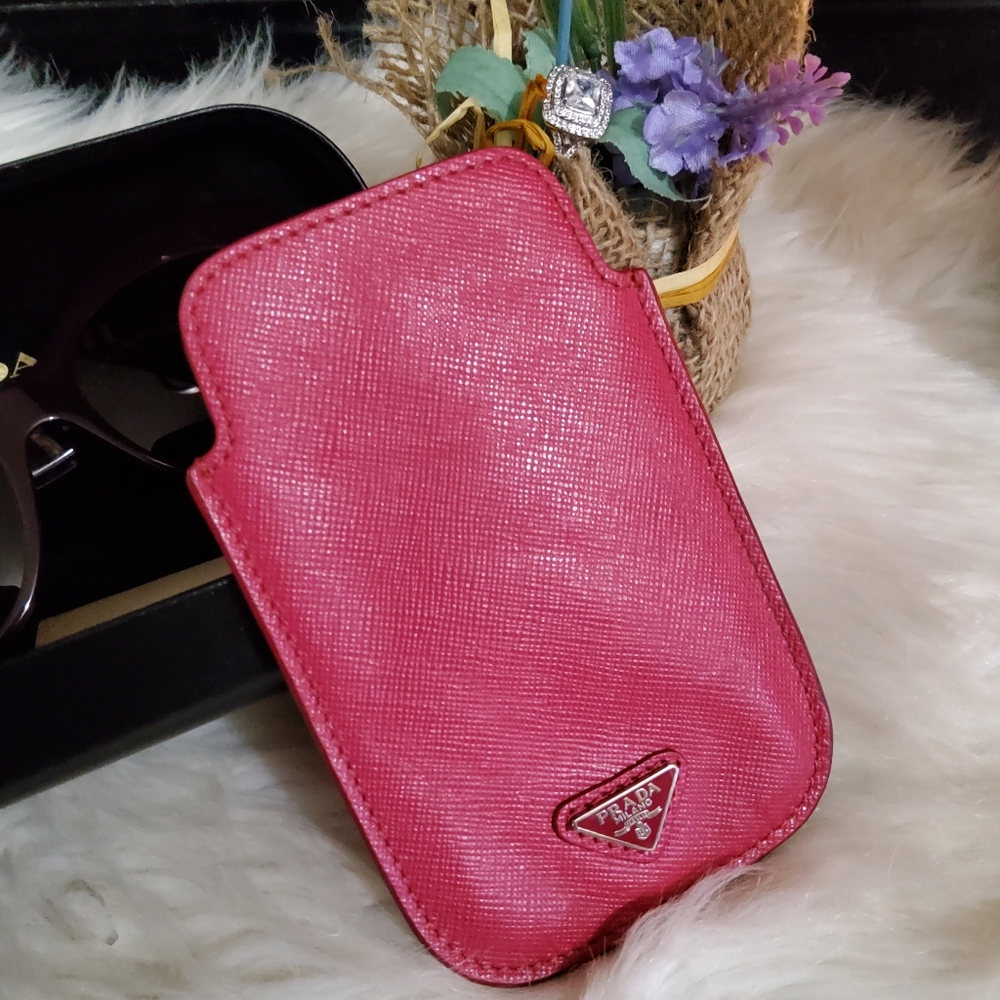 PRADA Leather Phone Case